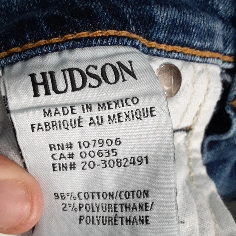 Hudson Nico Ankle Straight Leg  Cropped Jeans